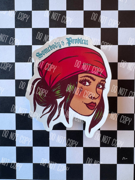 Somebody's Vinyl Sticker