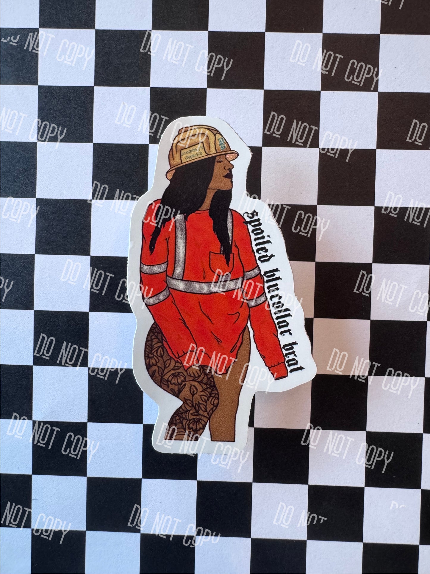 Spoiled Blue-collar Brat Sticker