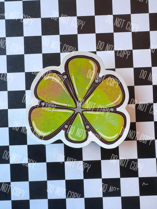 Lime Green Jewel Vinyl Sticker