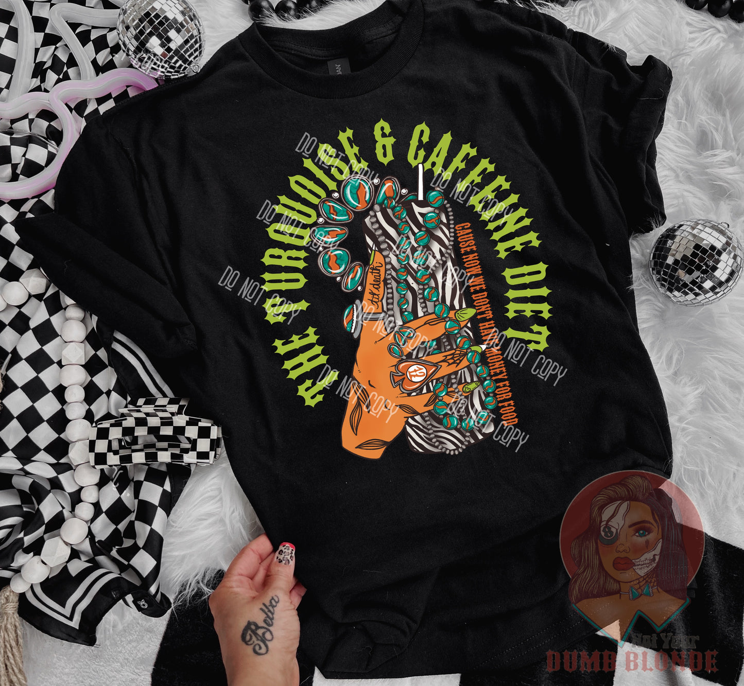 Turquoise Diet T-shirt