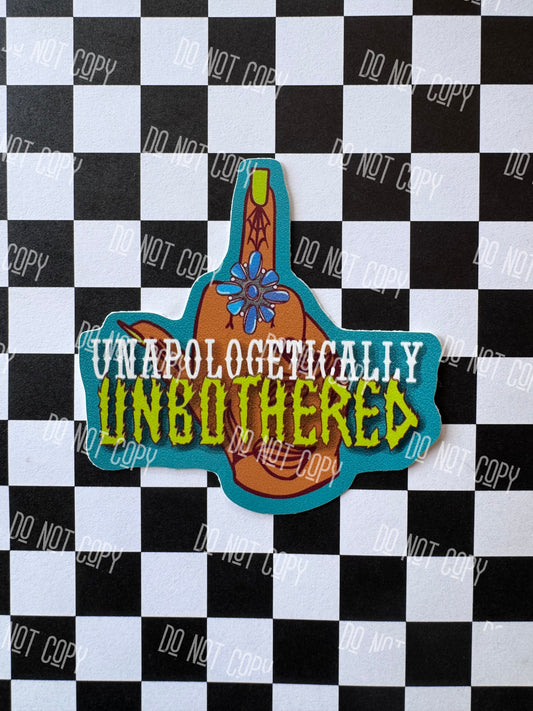 Unbothered Vinyl Sticker