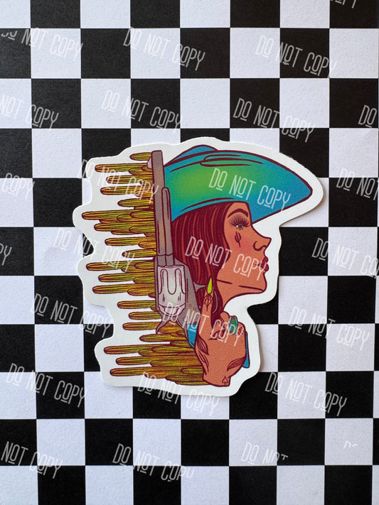 Cactus Shooter Sticker