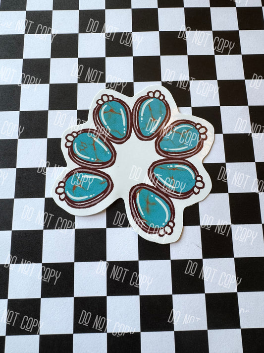 Squashing Jewel Vinyl Sticker