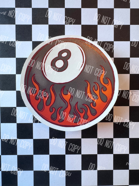 8 Ball Sticker