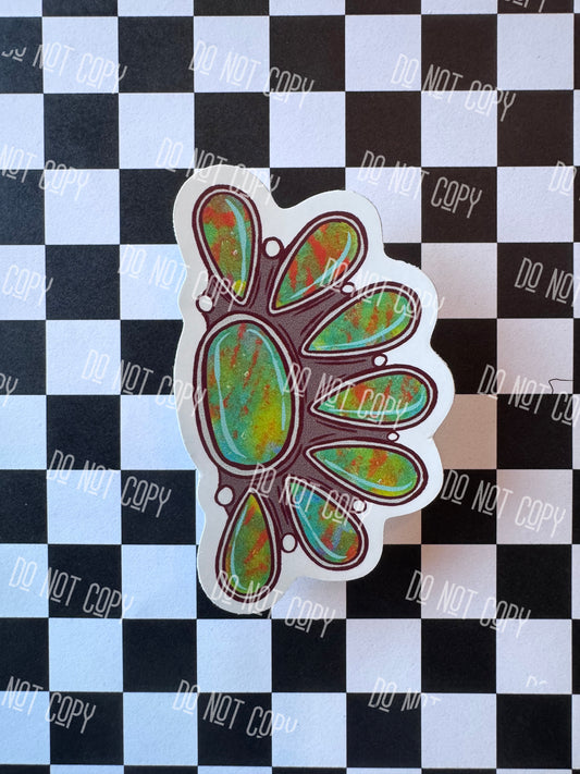 Halfsies Jewel Vinyl Sticker