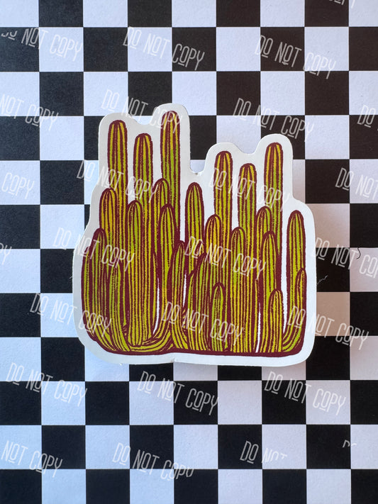 Cactus Vinyl Sticker