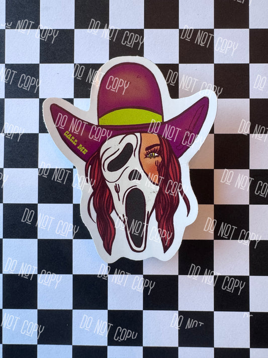 Call Me Vinyl Sticker