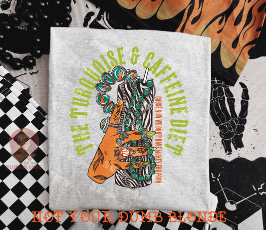 Turquoise Diet T-shirt
