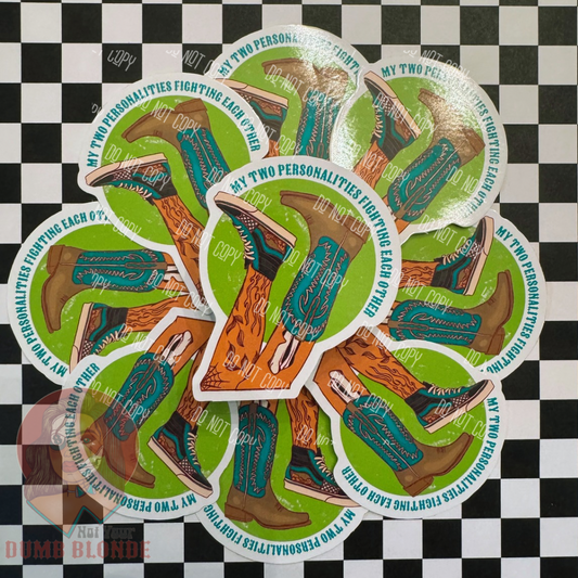 Both Worlds Sticker